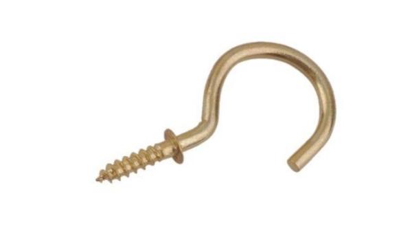 Buy cheap Indoor Outdoor Metal Screw Hooks High Corrosion Resistance Easy To Fit from wholesalers