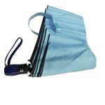 Auto Open Close Sun Block 3 Fold Umbrella With Black Coating