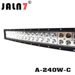 LED Light Bar JALN7 41.5Inch 240W Curved Spot Flood Combo LED Driving Lamp Super