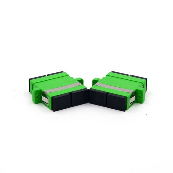 Buy cheap Singlemode Duplex Fiber Optic Adapter SC APC Fiber Coupler Green Midcoupler from wholesalers
