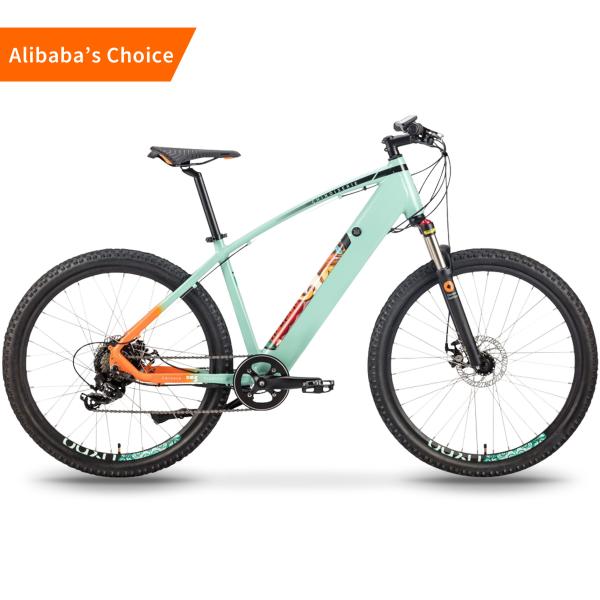 Buy cheap 36v Mini Electric City Bikes With Battery Full Suspension 27.5 Inch Mid Drive Aluminum from wholesalers