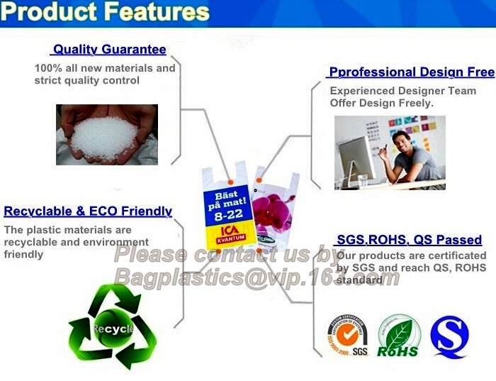 Compostable Grocery T-Shirt Bags, Eco Friendly, Biodegradable, 2 Gal - 4 Gal Small Clear Trash Bags Office, Bulk