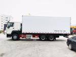 Minus 18 to 20 Centi Degree Temperature Range Sinotruk HOWO 6x4 Refrigerator Van