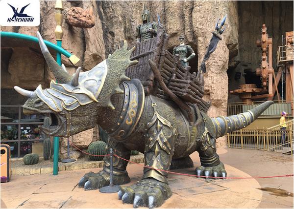 Buy cheap Outdoor Amusement Park Decoration Life Size Waterproof Dinosaur Fiberglass Model from wholesalers