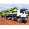 Buy cheap 13670*2500*4000mm 4 Boom Sections Used Concrete Boom Pump Truck with Mercedes Chassis from wholesalers
