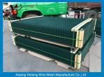 Black Wire Garden Fence Panels 50x100 , Garden Fence Wire Mesh 1.73*2.5