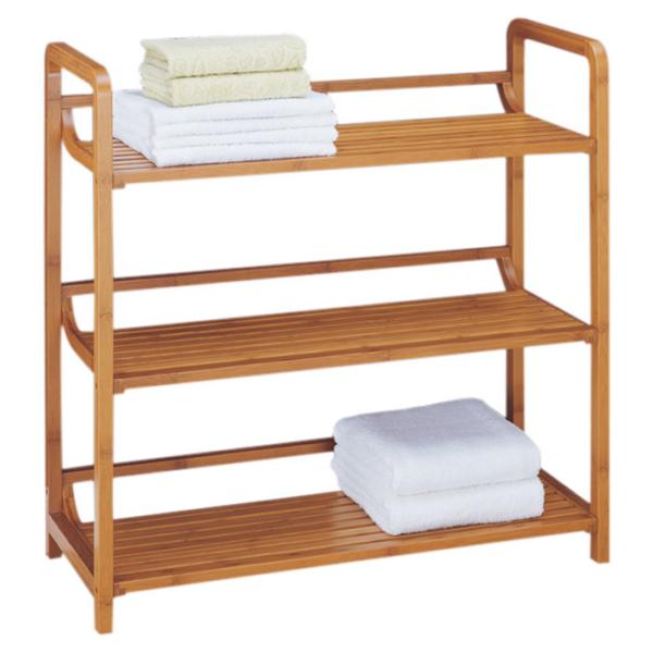 Buy cheap High Strength Bamboo Bathroom Supplies Bamboo Towel Rack 3 Tier Bath Furniture from wholesalers