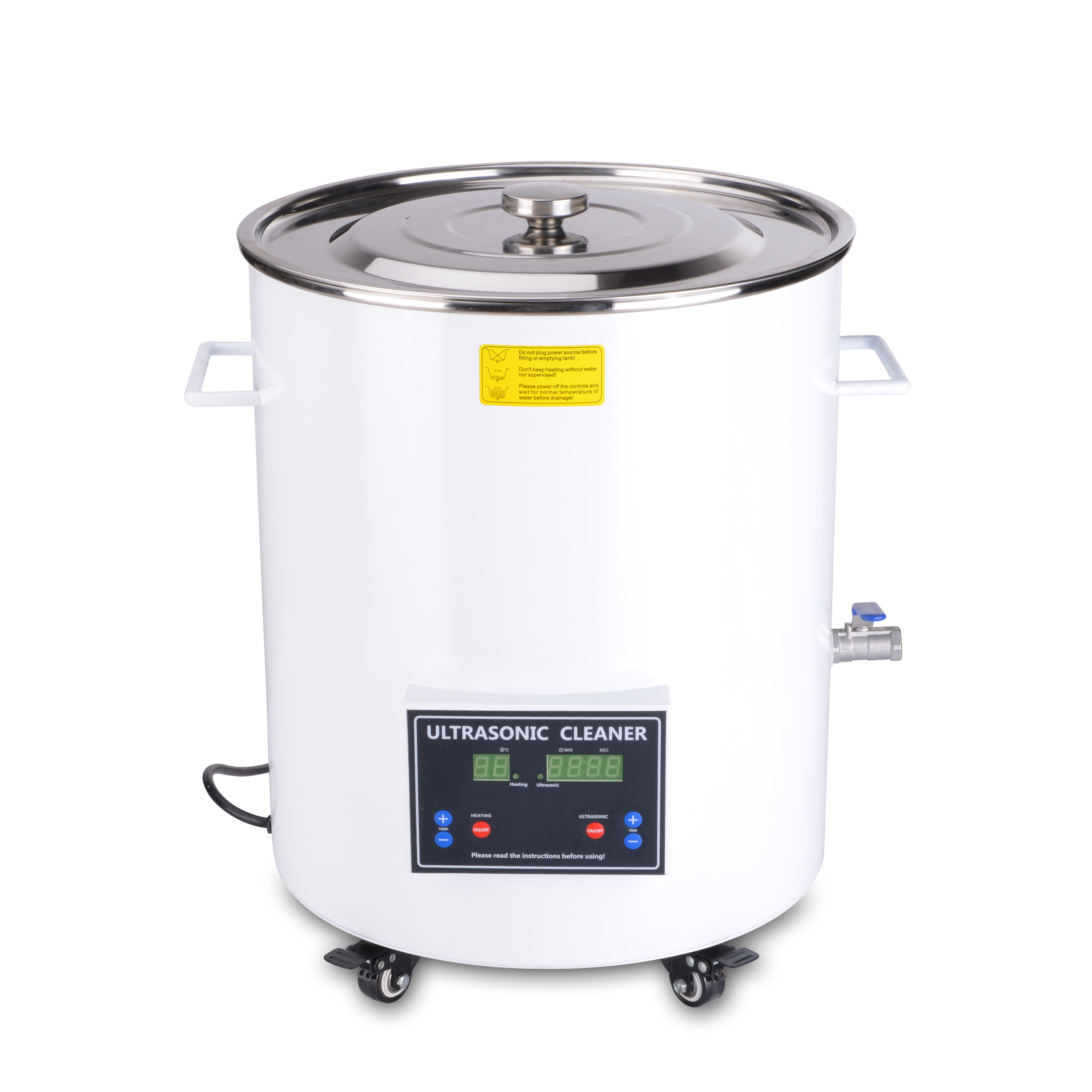44L 900W Barrel Blind Cleaning Machine SS 304 With Timer Heater Industrial Grade