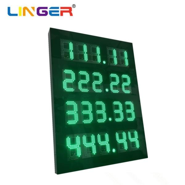 Buy cheap Double Sides Gas Price Led Display 888.88 X 4 Lines from wholesalers