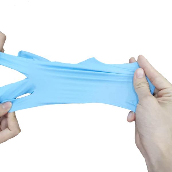 Buy cheap Hospital Nitrile Coated 23CM Disposable Nitrile Examination Gloves from wholesalers