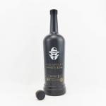 Industrial Beverage Hot Stamping Shandong Cork Cap Glass 750ml Black Beer Bottle