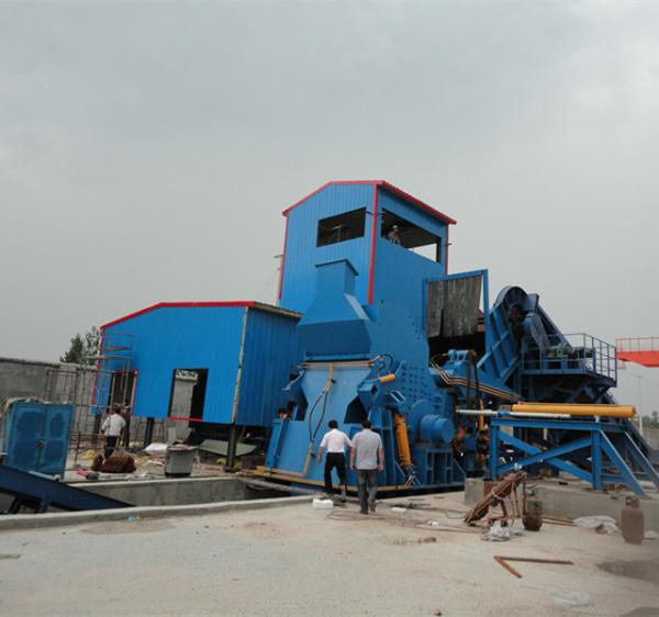 Buy cheap Professional Scrap Metal Shredder Double Shaft Design / Car Shredding Assembly Line from wholesalers