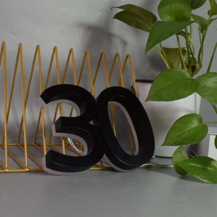 Hot Selling 3d Led Light Letter Channel Stainless Steel Luminous Letter Sign