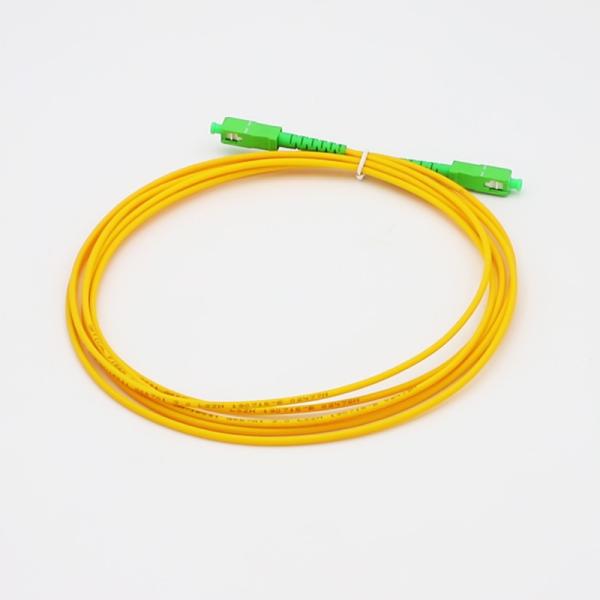 Buy cheap Single Mode PVC G652D Sc/Apc Fiber Optic Patch Cord from wholesalers