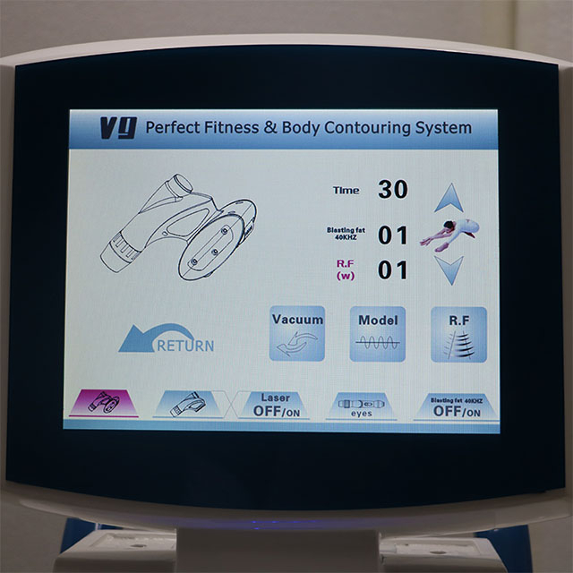 AS97 Radio Frequency Vacuum Cavitation Machine 5 In 1 Ultrasonic Cellulite Burning