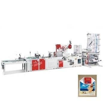 Buy cheap Plastic Heat Sealing Glue Patch Shopping Bag Manufacturing Machine 130pcs/min from wholesalers