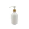 Buy cheap Plastic 500ml Lotion Dispenser Bottle White Matte Round Tube Spiral Lotion Bottle from wholesalers