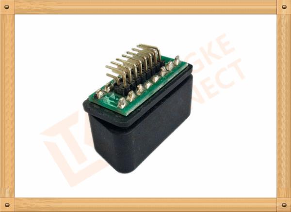 Buy cheap 90 Degree Angle OBD Diagnostic Connector OBDII 16 Pin Male SOM014A from wholesalers