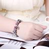 Buy cheap SJ Vogue Women Jewelry Accessories Colorful Petal Bohemia Ethnic Style Magnet Buckle Charm Glaze Bead Bracelet from wholesalers