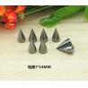 Buy cheap 14*7mm Gun black Metal Bullet Rivet Spikes Stud Punk from wholesalers