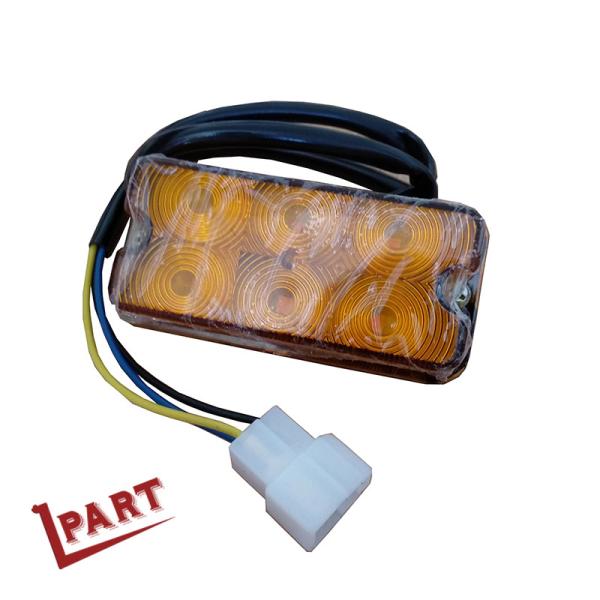 Buy cheap Yellow Flashing Steering LED Forklift Lights 12-80V from wholesalers