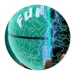 Basketball Official Size 7 Light Up Streetball Fluorescent Bright Basketball