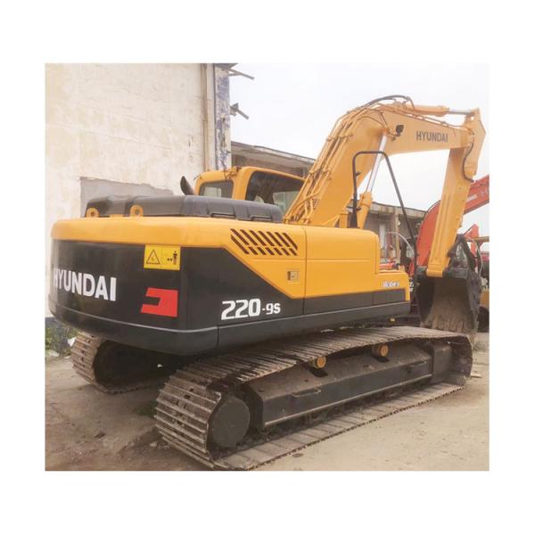 1889 Working Hours 80 cm Width Crawler Chain 22 Ton Used Hyundai 220LC-9S