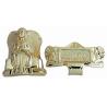 Buy cheap Oversize Casket Handle With Steel Bar 19# LG In Light Gold Plating from wholesalers