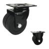 Buy cheap Black 200kg Loading 3inch Nylon Casters With Plain Bearing from wholesalers
