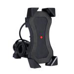 FCC 360D Waterproof Heavy Duty Motorcycle Phone Mount , USB ABS Telescopic Phone