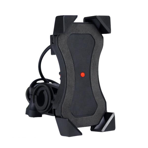 Buy cheap FCC 360D Waterproof Heavy Duty Motorcycle Phone Mount , USB ABS Telescopic Phone Holder from wholesalers