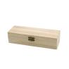 Buy cheap 13in Single Solid Wine Bottle Box Gifts Wooden Wine Boxes with Hinged Lid from wholesalers