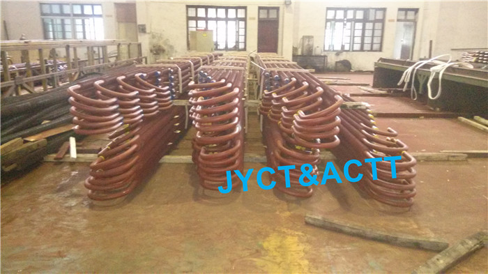 SA210 U Bend Seamless Helical Welded Fin Tubes For HRSG Boiler / Fired Heater