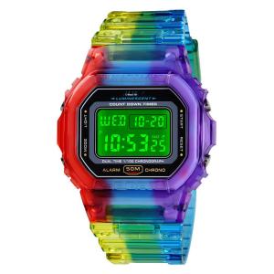 Buy cheap 1622 Jam Tangan Colorful Light Lady Sport Watch Digital Wrist Watch Electronic Girls Watches from wholesalers
