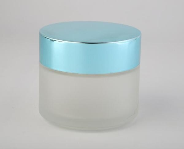 Buy cheap 30g 50g 100g Glass Cosmetic Boottles Cream Jars with Screw Cap OEM from wholesalers