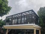 Customized Glass Roof Sunroom Rain Resistance Low Maintenance
