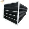 Buy cheap Aluminum Alloy Frame HVAC Pocket Activated Carbon Air Filter Ordor Removal from wholesalers