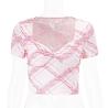 Buy cheap OEM Summer Wind Vyders Versatile Umbilical Short Sleeved T-Shirt Women V Neck from wholesalers