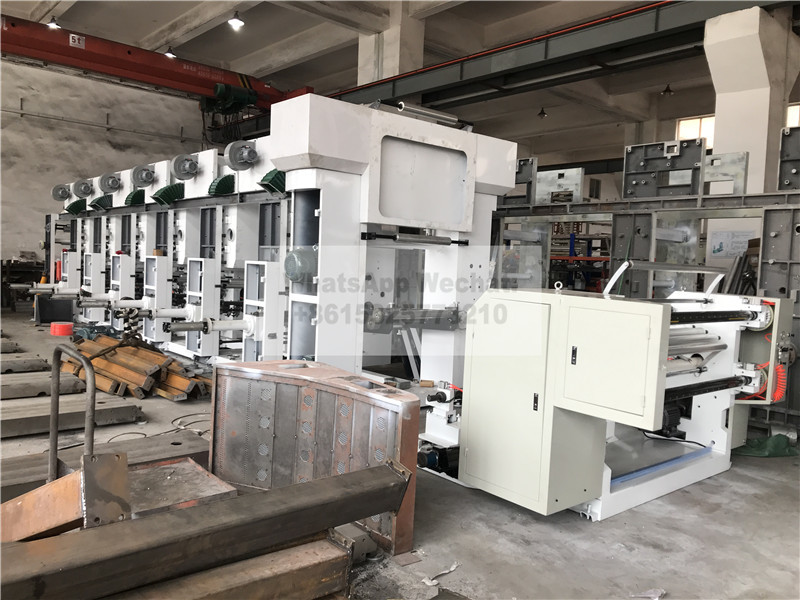 PET CPP PVC OPP PP PE PO Rotogravure Printing Machine Automatic Low Noise