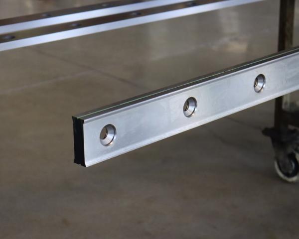 Buy cheap German Fisher Steel Cord Machine Cutting Blade 4500*80*25mm HRC62-64 LD Material from wholesalers