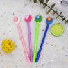 Buy cheap Stationery Supplies Plastic Cartoon 0.38mm Beautiful Black Gel Pen for Office and School from wholesalers