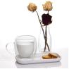 Buy cheap 12oz 16oz Double Walled Latte Cups Borosilicate Glass Tea Cup For BBQ from wholesalers