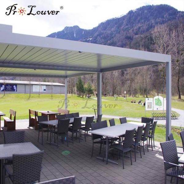 Buy cheap Sun Shade Opening Roof, Outdoor Rainproof Roof Louver, Aluminum Pergola from wholesalers