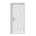 Wood Plastic Waterproof WPC Doors For Bathroom Scratch Resistant