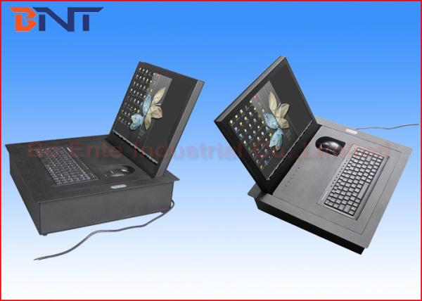 Buy cheap Meeting Room Computer Monitor Lift Mechanism Carbon Steel Wireless Remote from wholesalers