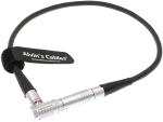 RED Power Extension Cable 6 Pin Right Angle Female to 6 Pin Male