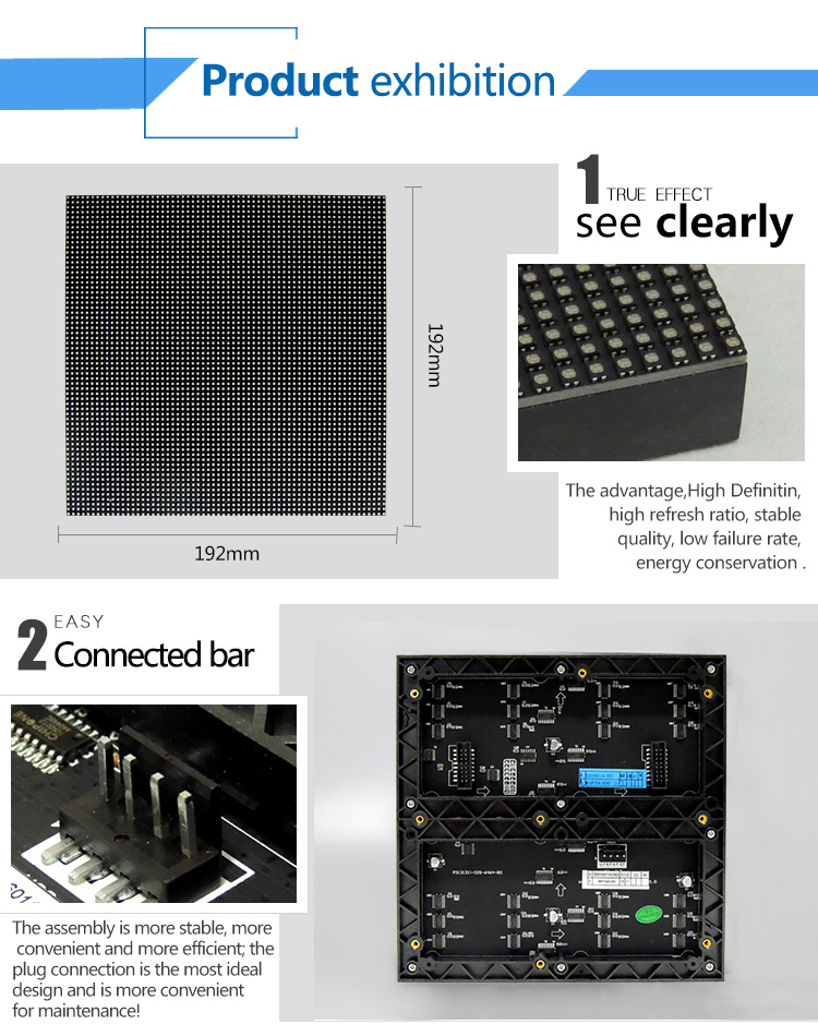  P3.91 P4 P5 die casting aluminum led display cabinet