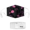 Buy cheap Flower Pattern Anti Pollution Printed Face Mask Washable from wholesalers