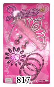 Buy cheap Hot sell plastic beauty set with crown,nailplate,bracelet from wholesalers