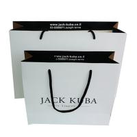 Buy cheap C1S C2S Kraft Shopping Printed Paper Carrier Bags With Handles Offset Printing product